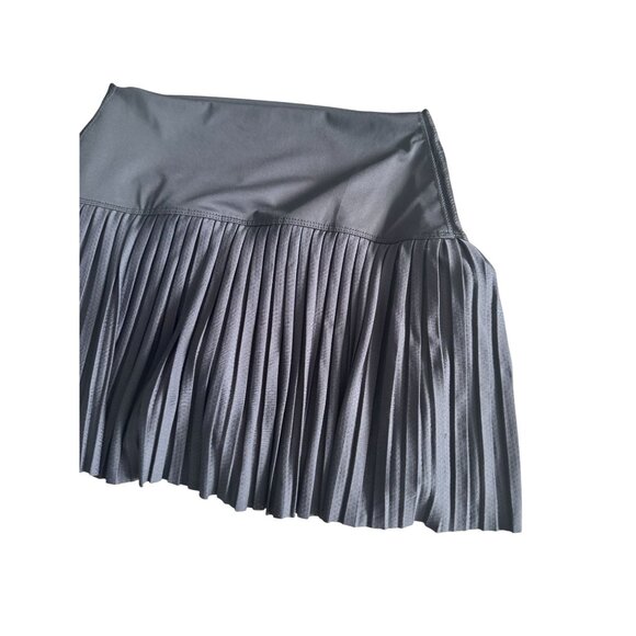 LUCKY IN LOVE X Bethanie Mattek Sands Court Worn Gray Tiered Tennis Skort Size M - Picture 5 of 8